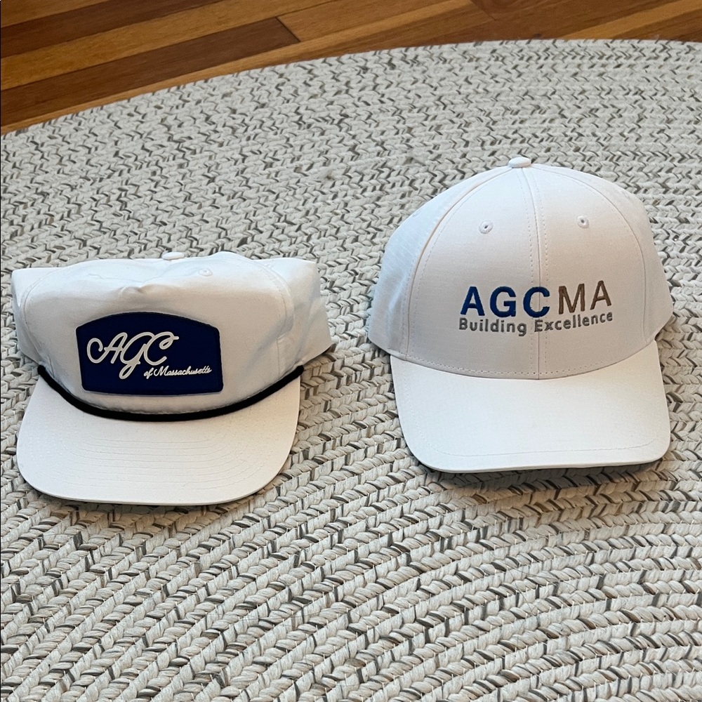 White AGC MA Baseball Cap Bundle